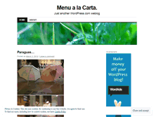 Tablet Screenshot of menualacarta.wordpress.com