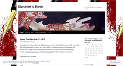 Desktop Screenshot of digitalinkandblood.wordpress.com