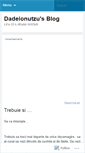 Mobile Screenshot of dadeionutzu.wordpress.com