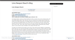 Desktop Screenshot of limonewportbeach.wordpress.com
