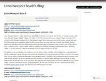 Tablet Screenshot of limonewportbeach.wordpress.com