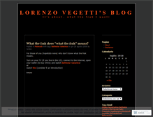 Tablet Screenshot of lordev.wordpress.com