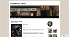 Desktop Screenshot of cinepressbox.wordpress.com