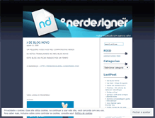 Tablet Screenshot of nerdesign.wordpress.com