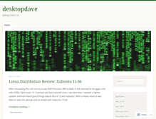 Tablet Screenshot of desktopdave.wordpress.com