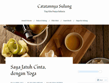 Tablet Screenshot of catatannyasulung.wordpress.com