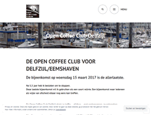Tablet Screenshot of opencoffeeclubdelfzijl.wordpress.com