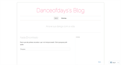 Desktop Screenshot of danceofdays.wordpress.com