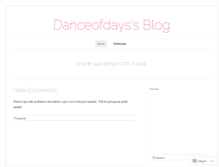 Tablet Screenshot of danceofdays.wordpress.com