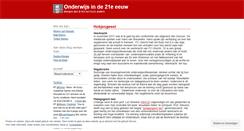 Desktop Screenshot of onderwijs21.wordpress.com