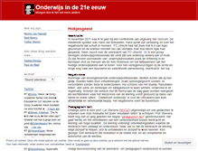 Tablet Screenshot of onderwijs21.wordpress.com