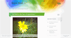 Desktop Screenshot of bravebird83.wordpress.com