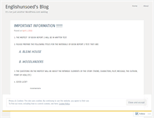Tablet Screenshot of englishunsoed.wordpress.com