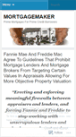 Mobile Screenshot of mortgagemaker.wordpress.com