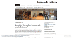 Desktop Screenshot of espacoleituraufmg.wordpress.com