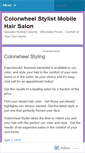 Mobile Screenshot of colorwheelstylist.wordpress.com