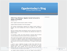 Tablet Screenshot of ogadentoday.wordpress.com