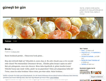 Tablet Screenshot of guneslibirgun.wordpress.com