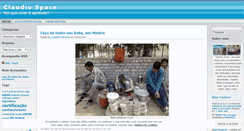 Desktop Screenshot of claudiospace.wordpress.com