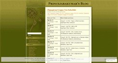 Desktop Screenshot of princejabakumar.wordpress.com