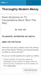 Mobile Screenshot of modernmessy.wordpress.com