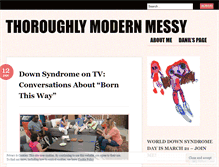 Tablet Screenshot of modernmessy.wordpress.com