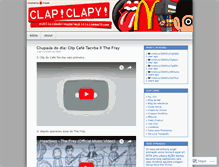 Tablet Screenshot of clapclapy.wordpress.com