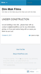 Mobile Screenshot of dimmakfilms.wordpress.com