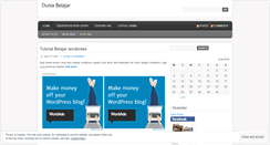 Desktop Screenshot of duniabelajarngeblog.wordpress.com