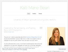 Tablet Screenshot of kallibean.wordpress.com