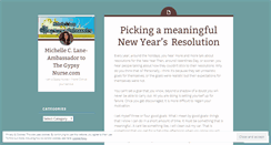 Desktop Screenshot of michelleclane.wordpress.com