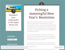 Tablet Screenshot of michelleclane.wordpress.com