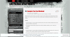 Desktop Screenshot of laspalmasapartments.wordpress.com