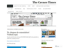 Tablet Screenshot of cavaco3000.wordpress.com