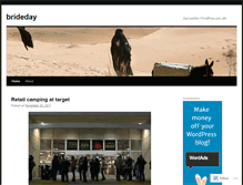 Tablet Screenshot of brideday.wordpress.com