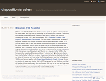 Tablet Screenshot of dispositionisraelem.wordpress.com
