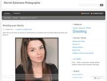Tablet Screenshot of eternelephemere.wordpress.com