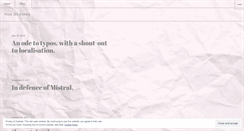 Desktop Screenshot of missom.wordpress.com