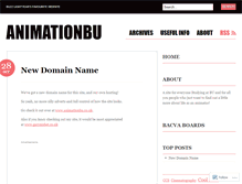 Tablet Screenshot of animationbu.wordpress.com