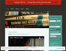 Tablet Screenshot of foreignfilmfan.wordpress.com