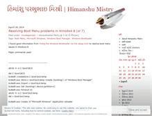 Tablet Screenshot of himanshumistry.wordpress.com