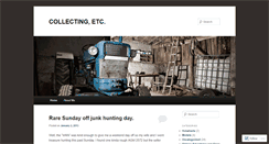 Desktop Screenshot of collectingetc.wordpress.com