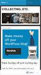 Mobile Screenshot of collectingetc.wordpress.com