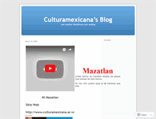 Tablet Screenshot of culturamexicana.wordpress.com