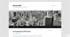Desktop Screenshot of damiond00.wordpress.com