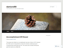 Tablet Screenshot of damiond00.wordpress.com