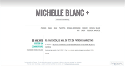 Desktop Screenshot of michelleblancfaitreagir.wordpress.com