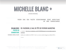 Tablet Screenshot of michelleblancfaitreagir.wordpress.com