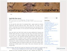 Tablet Screenshot of meetingsinthemiddleofsomewhere.wordpress.com