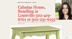 Desktop Screenshot of cabanashouse.wordpress.com